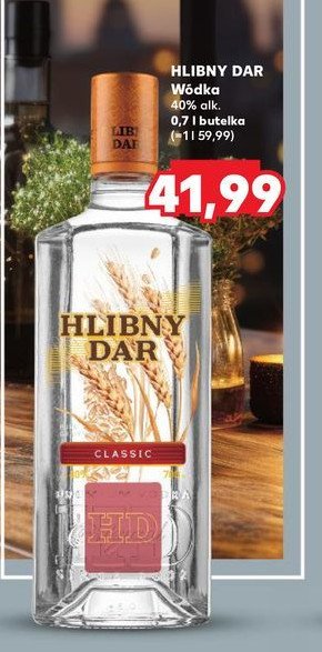 Wódka Hlebniy dar classic promocja w Kaufland