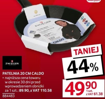 Patelnia 20 cm Caldo Zwieger promocja w Selgros