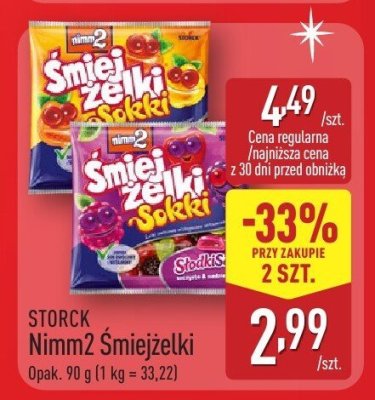 Żelki Śmiejżelki Nimm2 STORCK promocja w Aldi