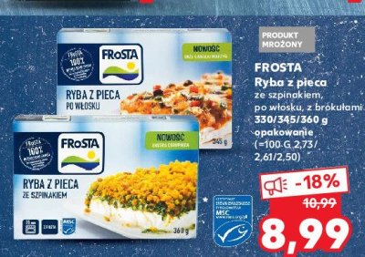 Ryba z pieca w sosie brokułowym Frosta promocja