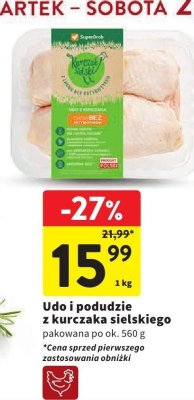 Udo i podudzie z kurczaka sielskiego promocja w Intermarche