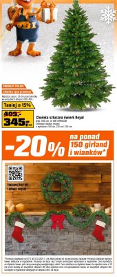 Choinka promocja w OBI