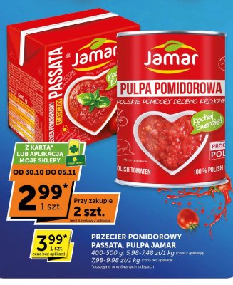 Pulpa pomidorowa Jamar promocja w Groszek