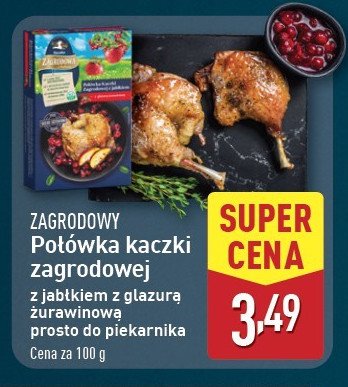 Kaczka połowa z jabłkiem wolno gotowana ZAGRODOWY Z PODLASIA promocja w Aldi