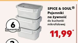 Pojemniki na żywność Spice&soul promocja