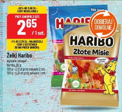 Żelki wybrane rodzaje promocja w POLOmarket
