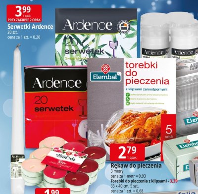 Serwetki Ardence promocja w Leclerc