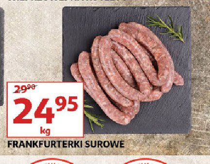 Frankfurterki surowe promocja