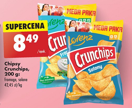 Chipsy fromage Crunchips Crunchips lorenz promocja