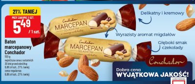 Baton marcepanowy Conchador promocja w POLOmarket