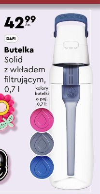 Butelka Solid DAFI z wkładem filtrującym, 0,7 l promocja w Biedronka