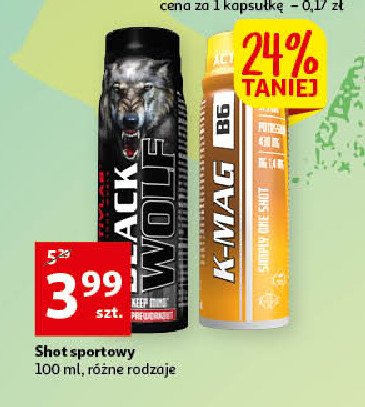 Shot black wolf Activlab promocja