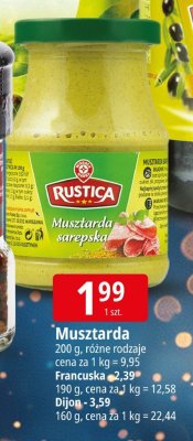 Musztarda Rustica 200 g, różne rodzaje promocja w Leclerc