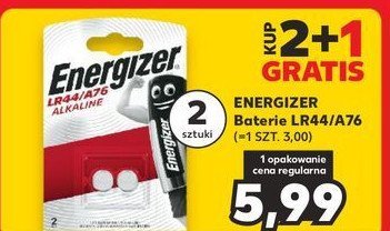 Bateria lr44/a76 Energizer promocja