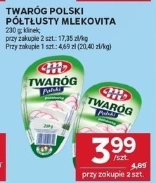 Twaróg polski półtłusty Mlekovita promocja w Stokrotka