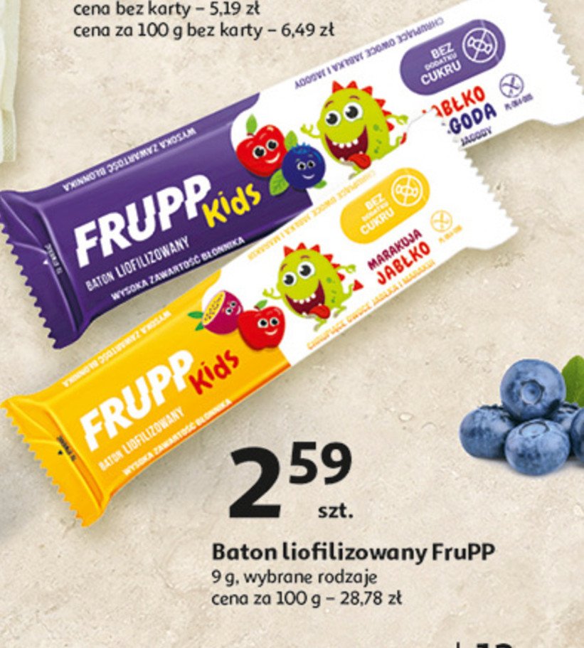 Baton liofilizowany jabłko- marakuja Celiko frupp promocja