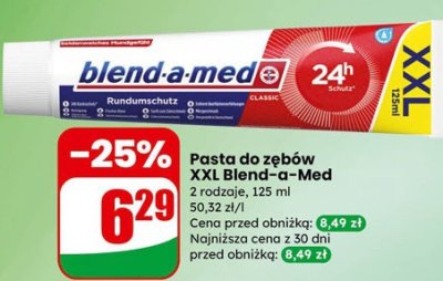 Pasta do zębów XXL Blend-a-Med promocja w Dino
