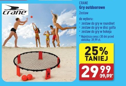 Zestaw do gry w disc golfa CRANE promocja
