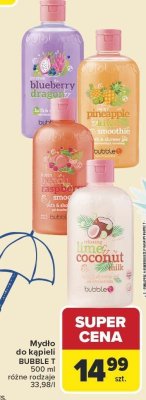 Mydło do kąpieli Bubble T różne rodzaje promocja w Carrefour