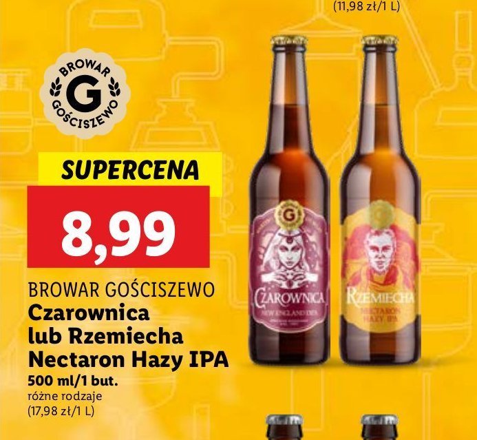 Piwo Czarownica Browar gościszewo promocja w Lidl