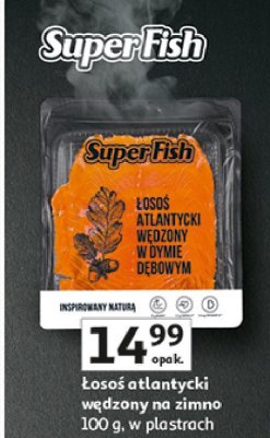 Łosoś atlantycki wędzony w dymie dębowym Superfish promocja