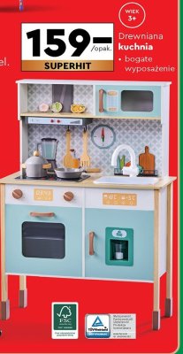 Drewniana kuchnia Ele Fun promocja w Biedronka