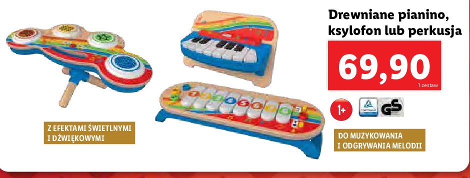 Drewniany ksylofon Playtive promocja