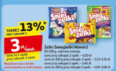 Żelki Śmiejżelki Nimm2 promocja w Auchan