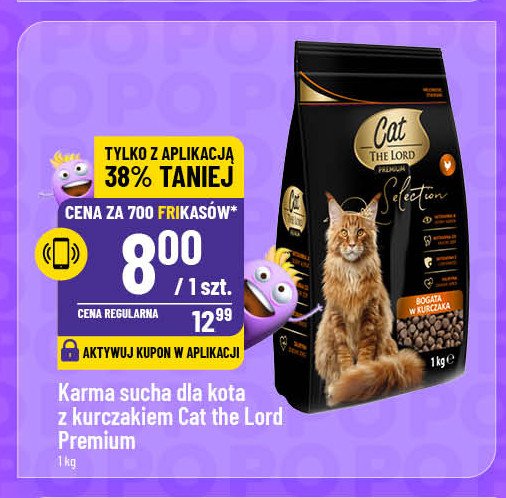 Karma dla kota z kurczakiem Cat the lord promocja w POLOmarket