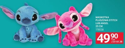 Maskotka pluszowa Stitch lub Angel 25 cm promocja w Selgros