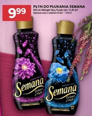 Płyn do płukania Semana różne rodzaje (Midnight blue, Purple rain) promocja w Stokrotka