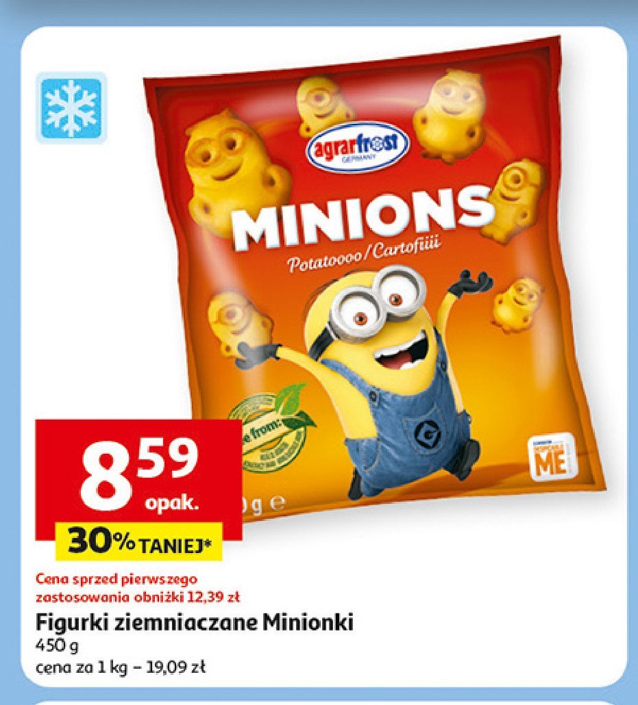 Frytki minionki Agrarfrost promocja