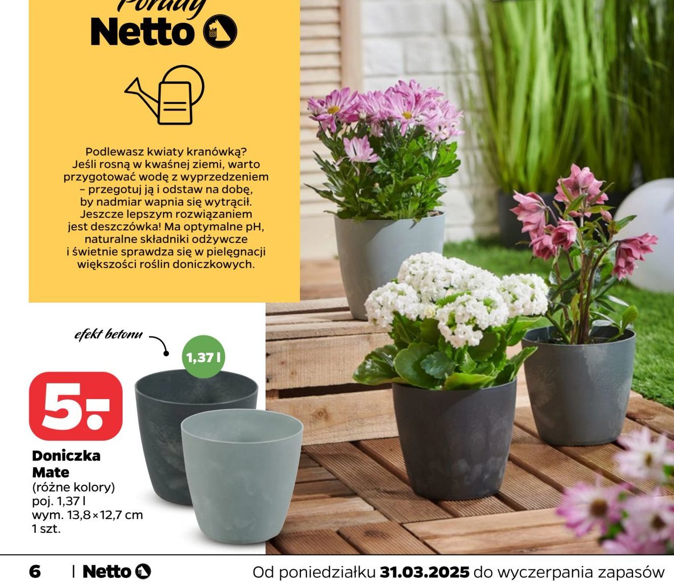 Doniczka mate 1.37 l promocja