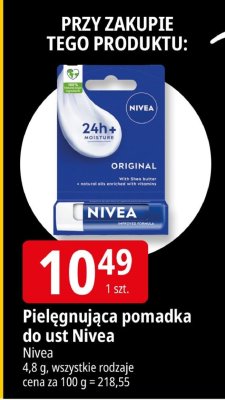 Pielęgnująca pomadka do ust Nivea promocja w Leclerc