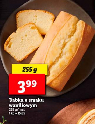 Babka piaskowa waniliowa promocja