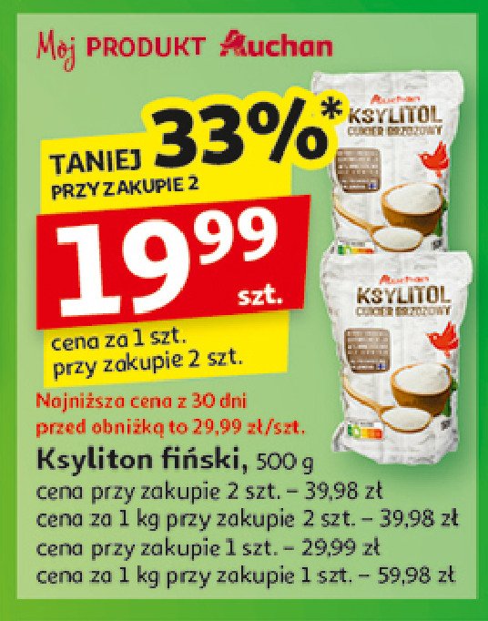 Ksylitol Auchan promocja