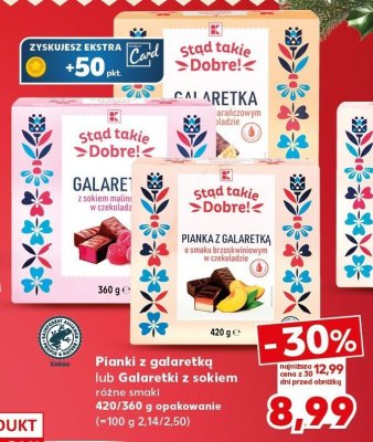 Pianki z galaretką, różne smaki promocja w Kaufland