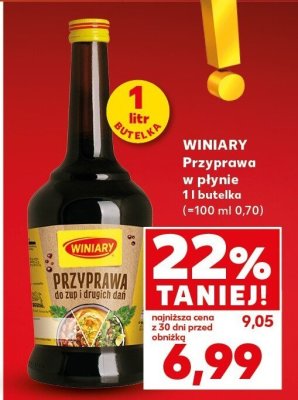 Przyprawa w płynie 1 l  promocja w Kaufland