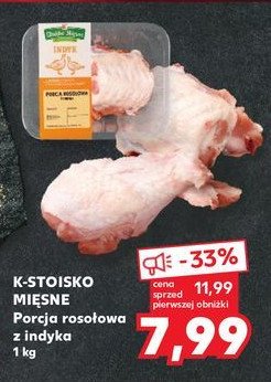 Porcja rosołowa z indyka Stoisko mięsne promocja
