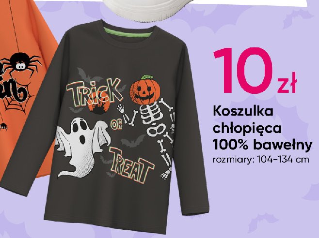 Koszulka chłopięca halloween 104-134 cm promocja