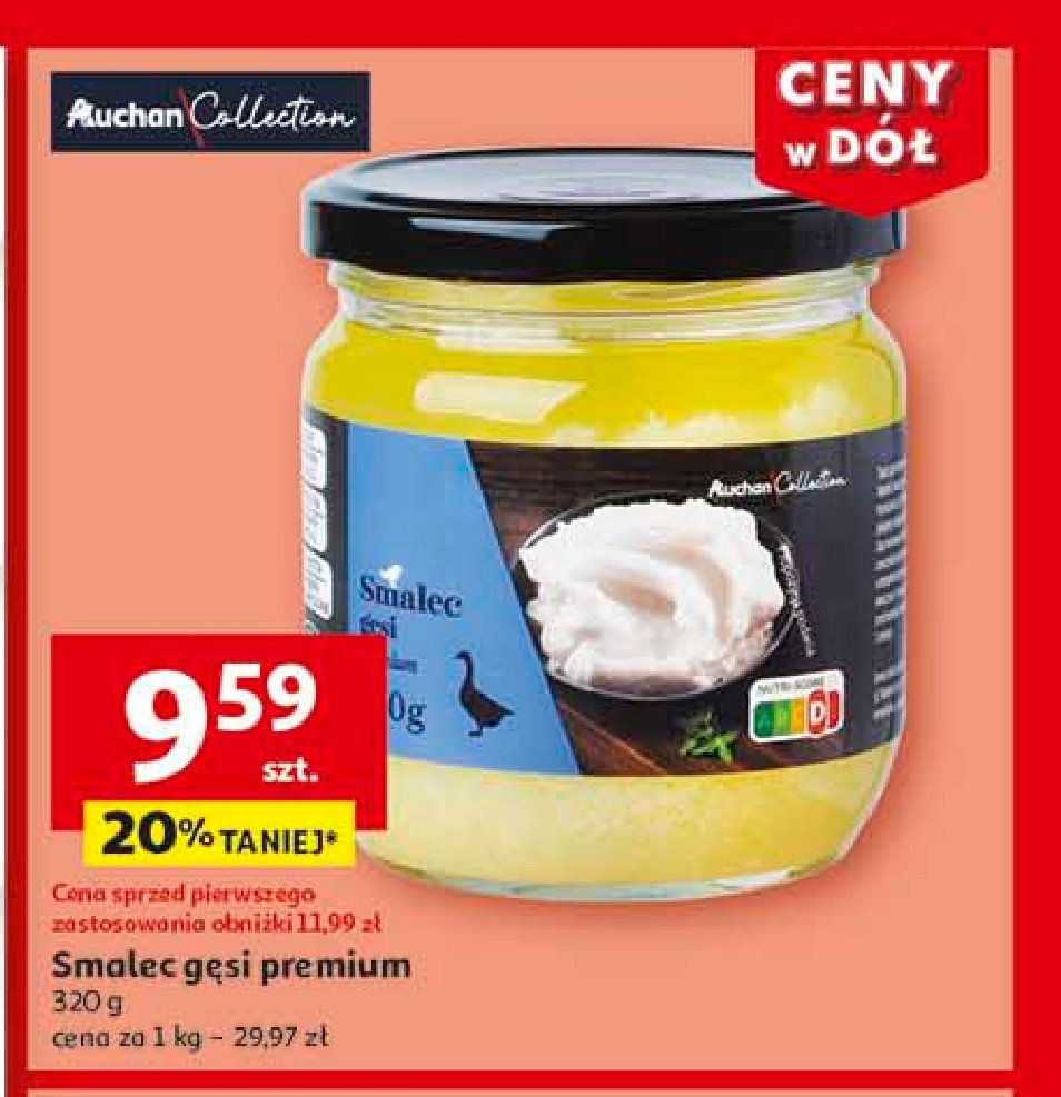 Smalec gęsi AUCHAN COLLECTION promocja w Auchan