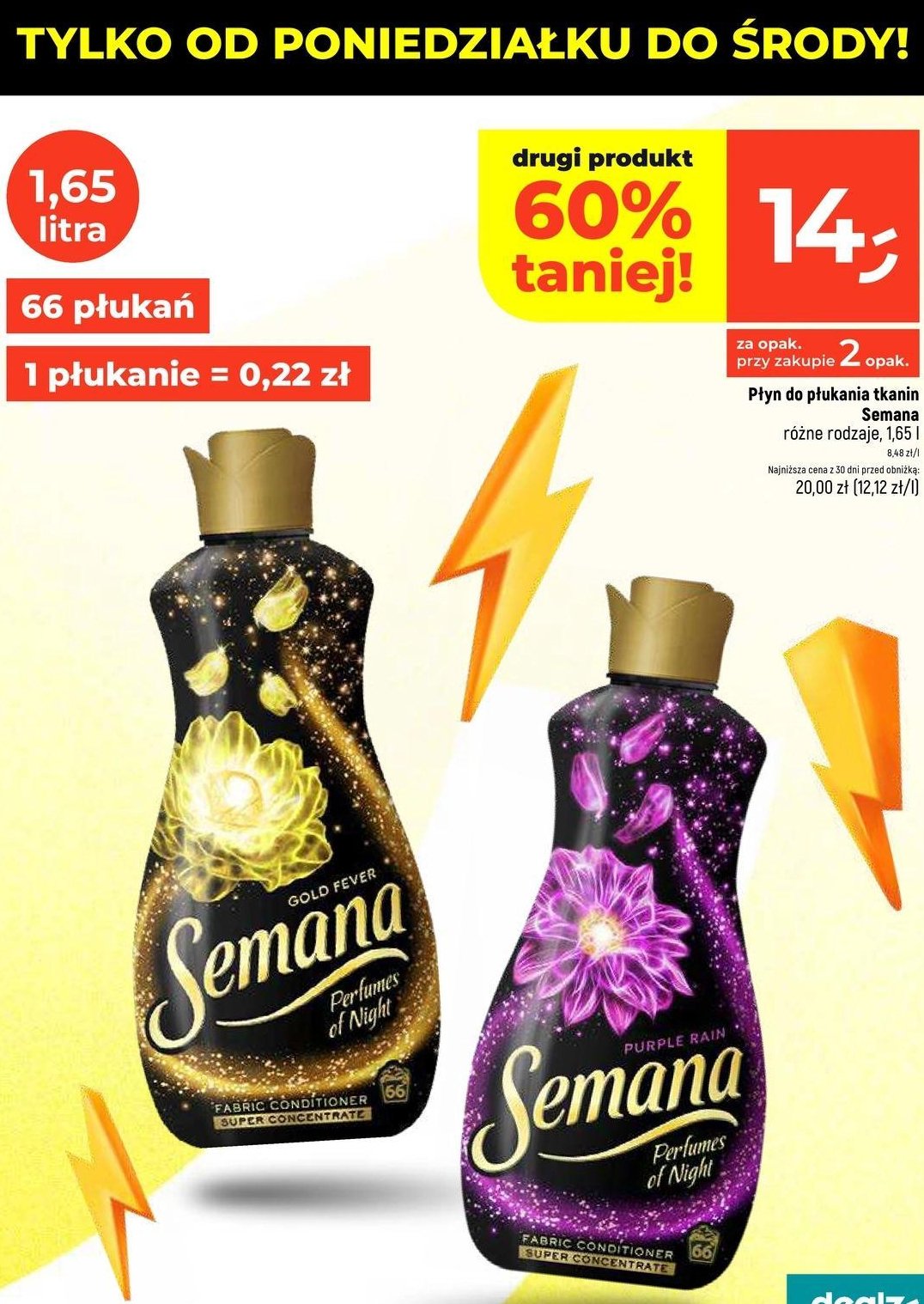 Płyn do płukania gold fever SEMANA promocja