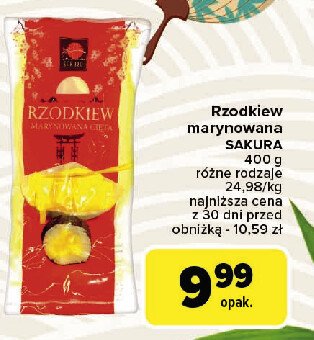 Rzodkiew marynowana Sakura promocja