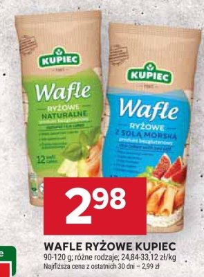 Wafle ryżowe Kupiec naturalne promocja w Stokrotka