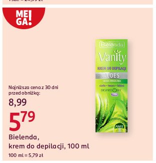 Krem do depilacji aloes Bielenda promocja w Rossmann