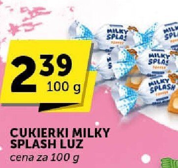 Cukierki Milky Splash Luz promocja w ABC