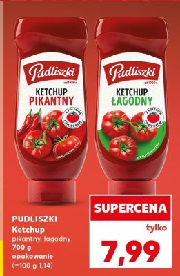 Ketchup Pudliszki łagodny 700 g promocja w Kaufland