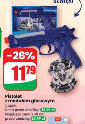 Pistolet z modułem głosowym promocja w Dino