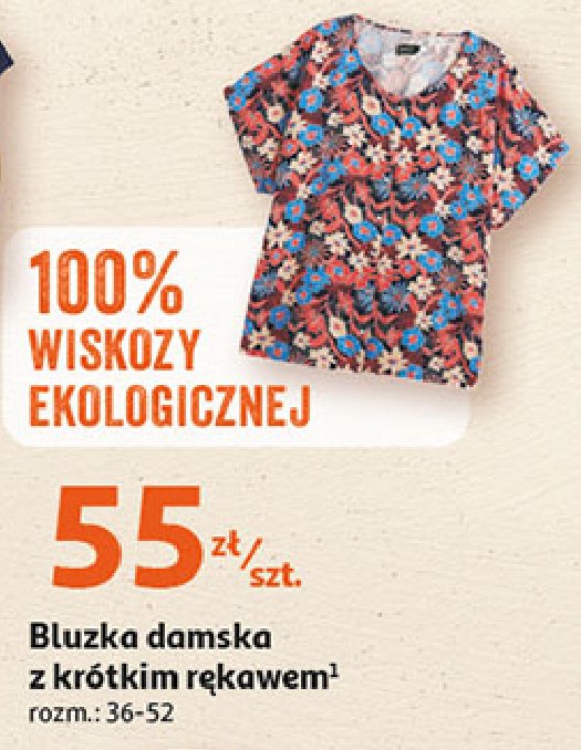 Bluzka damska 36-52 Auchan inextenso promocja