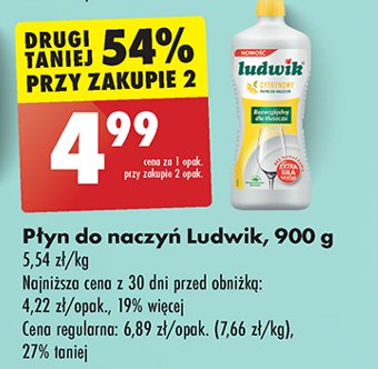 Płyn do naczyń cytrynowy Ludwik promocja